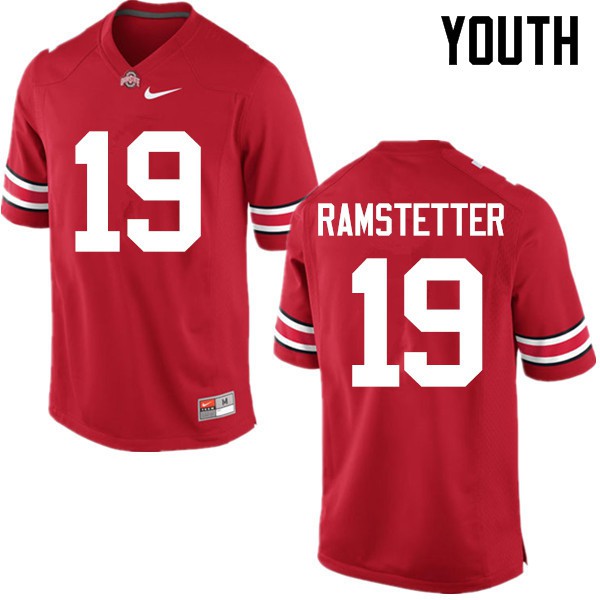 Ohio State Buckeyes #19 Joe Ramstetter Youth Official Jersey Red